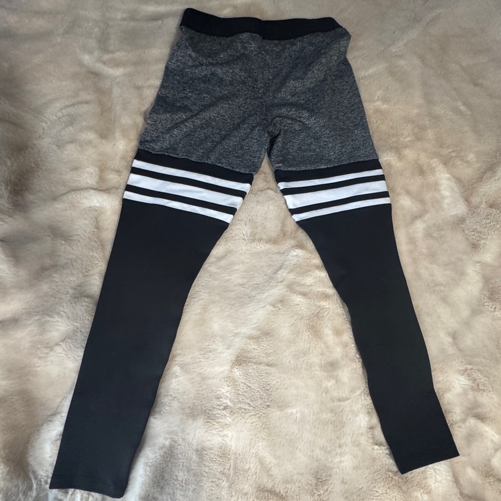 Women’s' Black and Gray Leggings, Bombshell